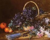 A Still Life with a Basket of Flowers - 安东尼·沃伦